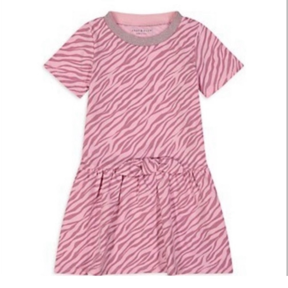 Pink and gold dress girls size